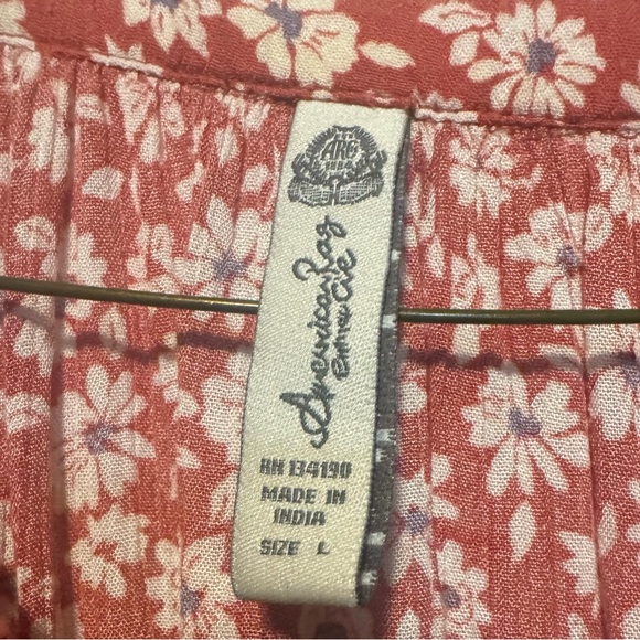 American Rag Red and Beautiful Dress! Size Large - Picture 3 of 4